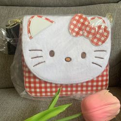 Hello Kitty Gingham Crossbody by Loungefly