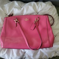 Pink Coach Bag