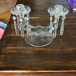Candelabra With Glass Prisms