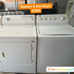 Washer & Gas Dryer 