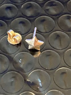 James Avery Retired 14k Yellow Gold Star Stud Post SINGLE Earring