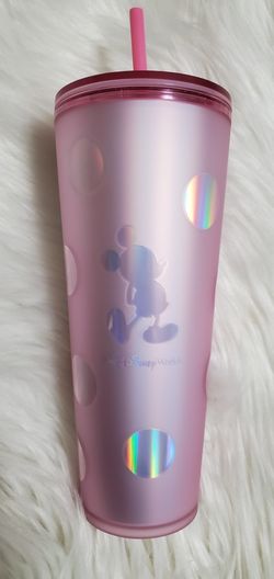 Starbucks Pink Soft Touch Disneyworld Tumbler 