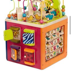 Zany Zoo Wooden Activities Cube