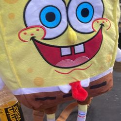 Sponge Bob And Spiderman Pillow Backpack 🎒 