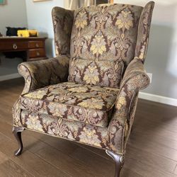 Beautiful Upholstered Wing Chair