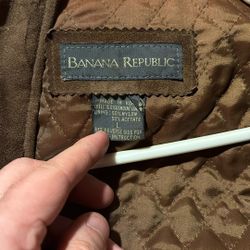 Large leather Jacket, Banana Republic
