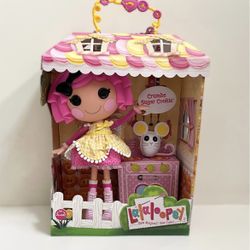 Lalaloopsy 13” Sew Magical Sew Cute Crumbs Sugar Cookie Mouse Play Set