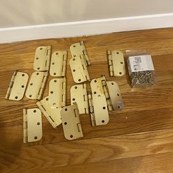 Brass door hinges