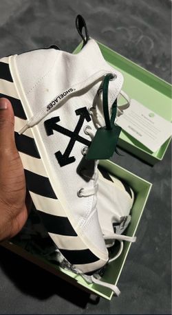 OFF-WHITE Vulc Mid Canvas White Black