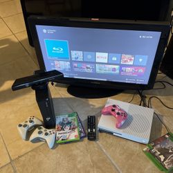 Xbox One S, Xbox 360 & 32” TV