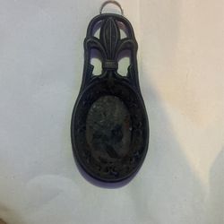 Cast Iron Spoon Rest Vintage 