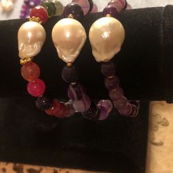 Baroque Pearl Bracelet 