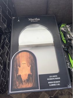 Halloween Martha Stewart Ghost on Swing  Mirror