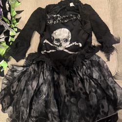 Girls Skeleton Costume 