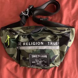 True Religion Camo Waist Bag