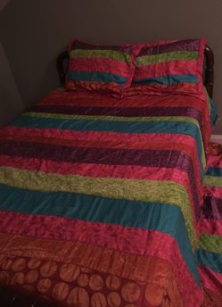 Comforter and pillow shams
