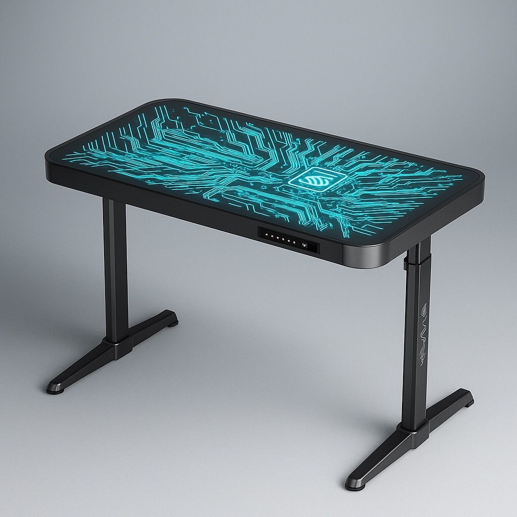 Glass Gaming Desk