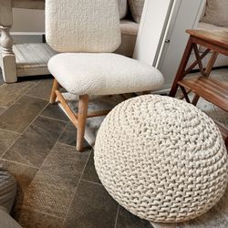 Accent Chair And Ottoman