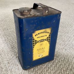 Vintage PERFECTION PRODUCTS FUTURA ODORLESS THINNER No. 2 Tin Can - VERY RARE!!