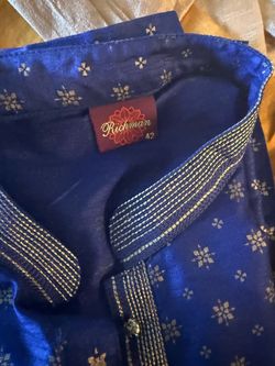 Richman women Blue Kurta Size 42