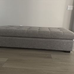 Oversized Ottoman. 