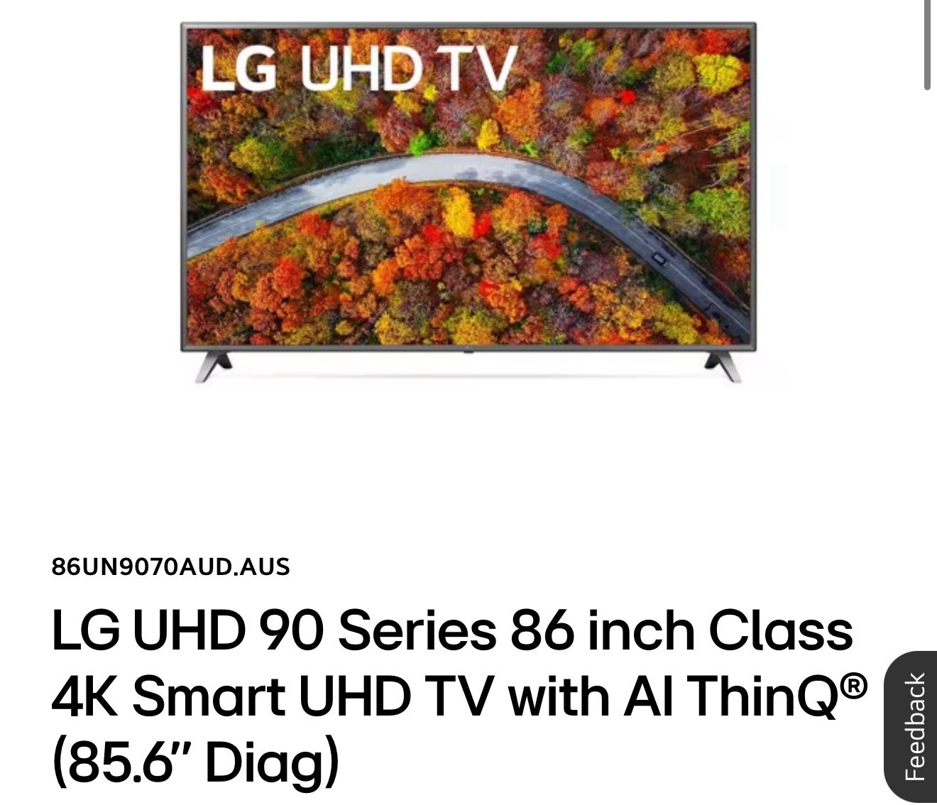 Smart Tv 86
