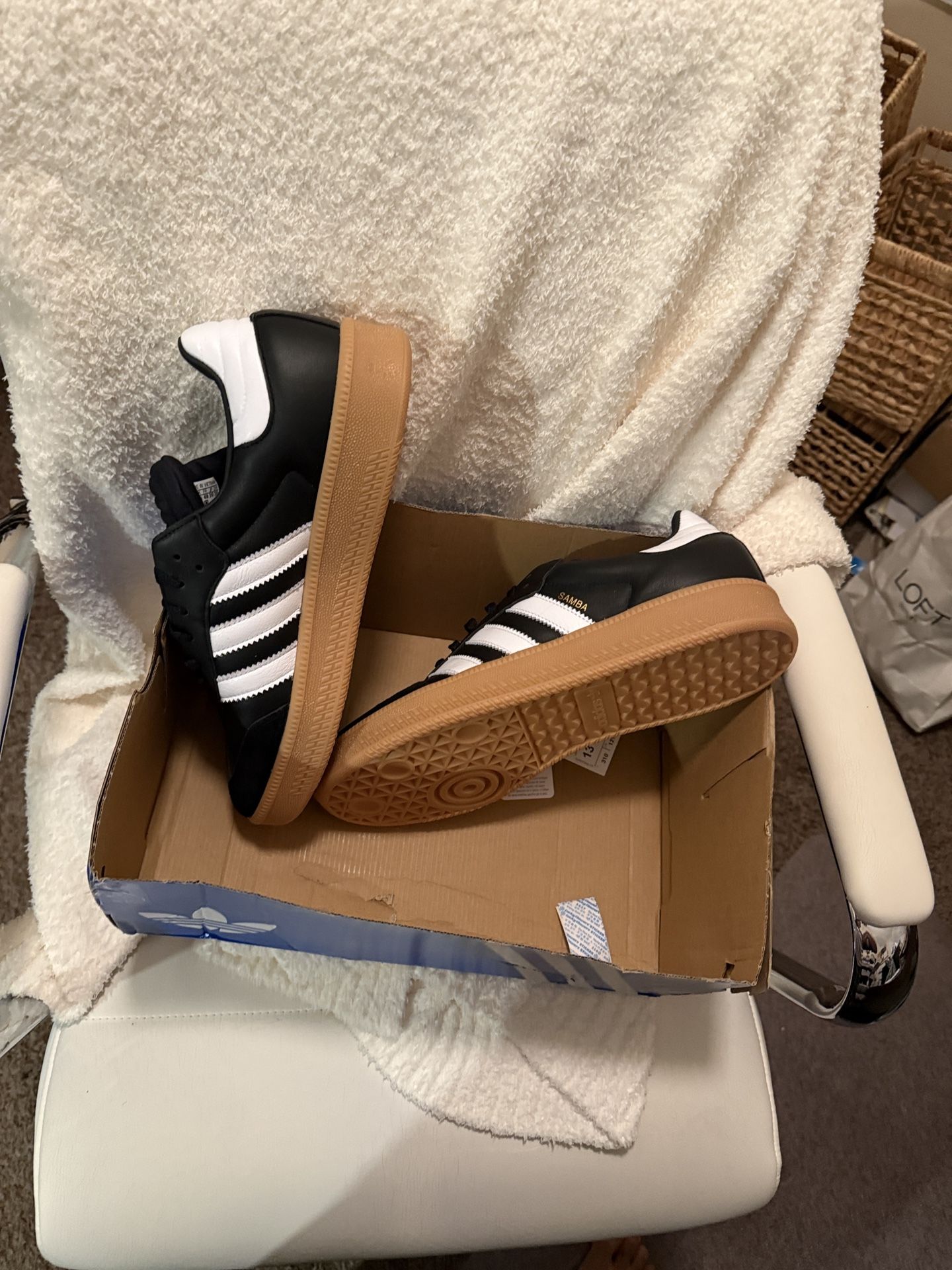 Men’s Adidas Samba Sneakers With Gum Sole