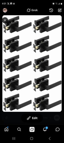 8 Pack Modern Door Handles,Right/Left