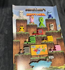 Minecraft Happy Meal Display