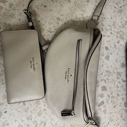 Kate Spade belted bag with  wallet