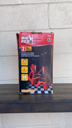 Big Red 2 Ton Steel Ratchet Jack Stands