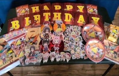 Naruto Party supplies Naruto decorations Naruto balloons