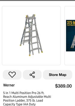 Werner 26 ft Multi-Position Aluminum Ladder