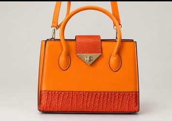 Title: Stylish Orange Handbag for Women