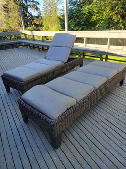 2 Sunbrella Outdoor Lounges