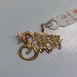 Mother's Day SPECIAL 14k Yellow Gold Assorted Mum Pendants Ranging From $39