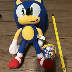 New! Sonic Plush 12’