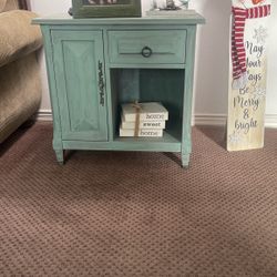 Solid Rustic End Table