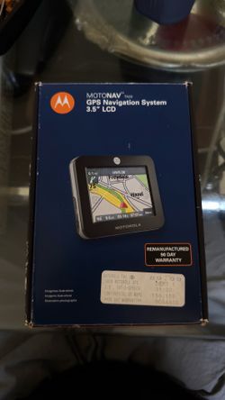 MOTONAV GPS NAVIGATION SYSTEM 3.5" LCD