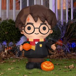 3 Feet Harry Potter, Self Inflating, Plug in, Halloween Collection