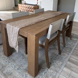 Modern Wood Dining Table And Chairs 