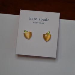 Kate Spade Fruit Salad Collection Peach Stud Earrings