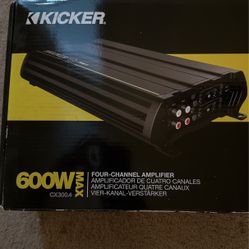 Kicker 4 Channel Amp