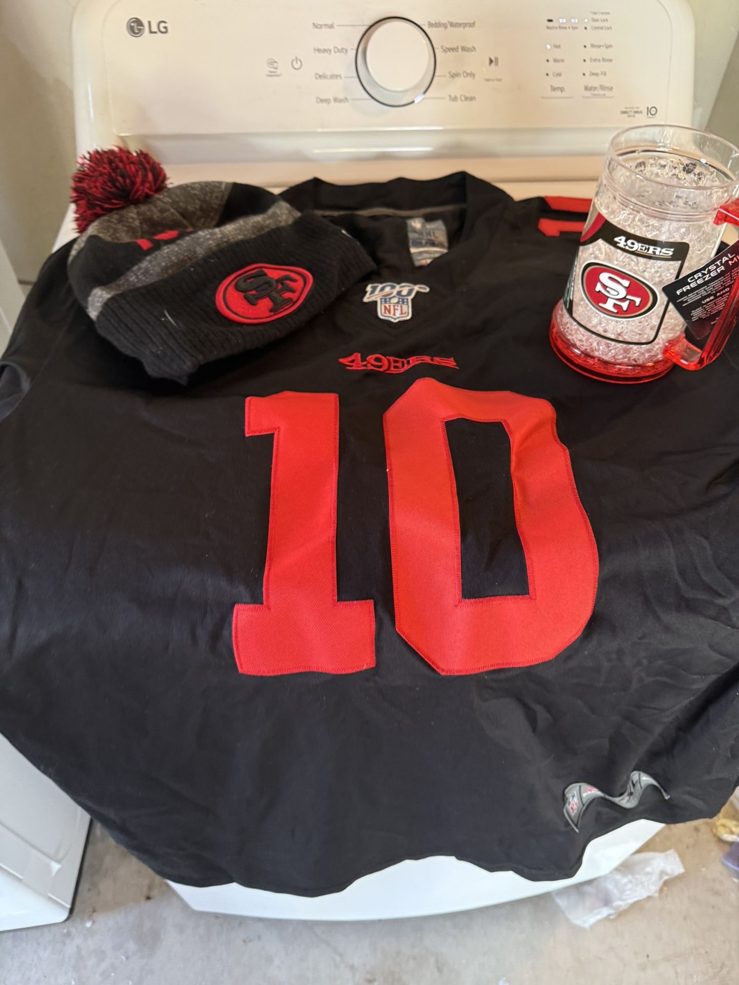 San Fransico Forty Niner Jersey Beanie And Cup