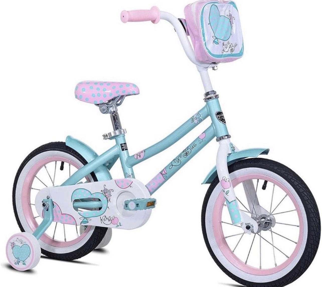 14" Girl's Kent Love Bug Bike