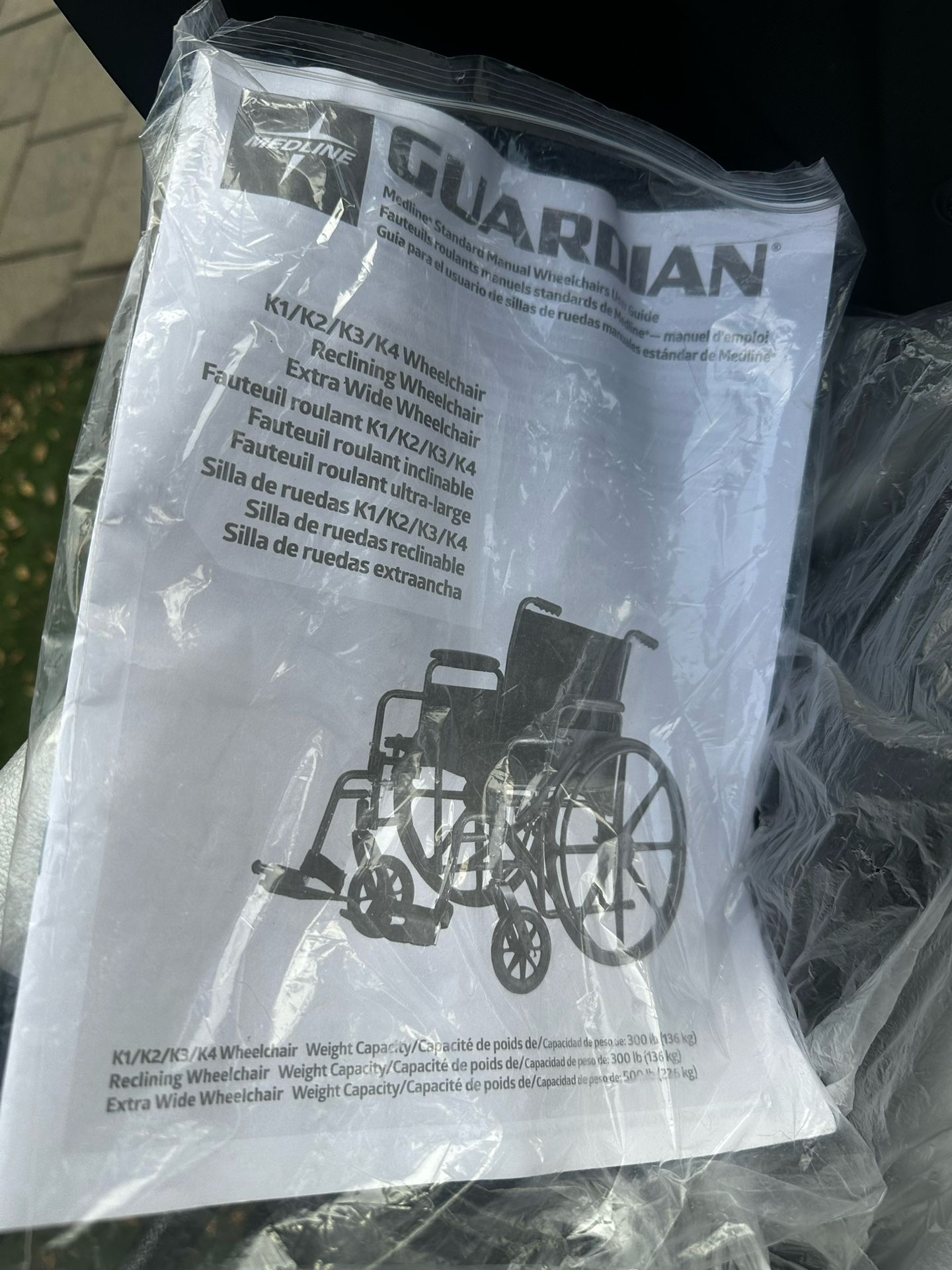 Wheelchair Medline K Gaurdian Premium