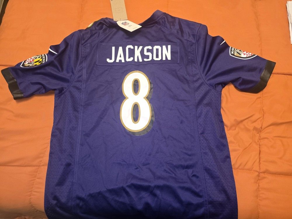 Nike Engineered Baltimore Ravens Lamar Jackson Error Jersey- Large