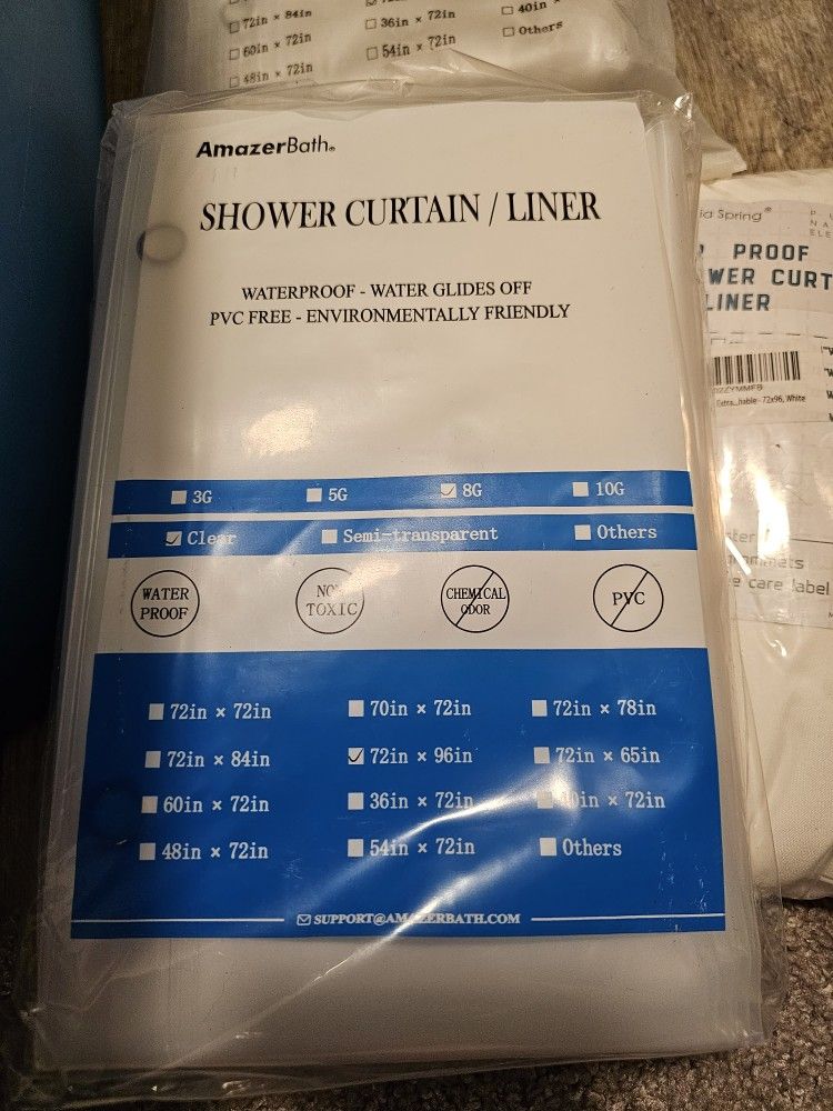 Shower Curtain/ Liner