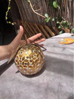Glass Orange Decor