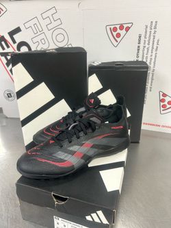 adidas Predator League TF Turf Shoes Black/Red/Gray sizes available 7/8/10 men’s
